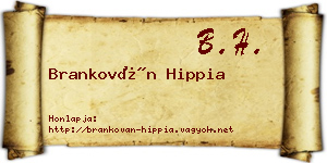 Brankován Hippia névjegykártya